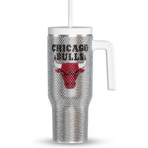 NEW HydraPeak NBA 40oz‎ Bling Chicago Bulls Tumbler (4238)
